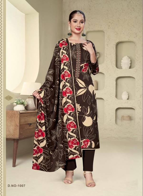 SAT Pashmina Shwal Suit Vol-15 – Dress Material